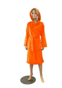 Oranje Badjas Hooded